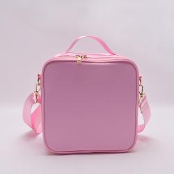 Keymay New Arrival No MOQ Personal Cooler Box Interior Mesh Pockets Handle Shoulder Nylon College Picnic Bag Insulated Lunch Bag