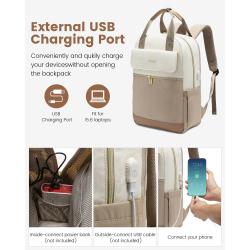 LOVEVOOK High Quality Stylish Luxury Backpack for Women Multipurpose Computer Daypack Nurse Teacher Bag Laptop Backpack with USB