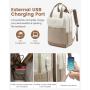 LOVEVOOK High Quality Stylish Luxury Backpack for Women Multipurpose Computer Daypack Nurse Teacher Bag Laptop Backpack with USB