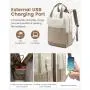 LOVEVOOK High Quality Stylish Luxury Backpack for Women Multipurpose Computer Daypack Nurse Teacher Bag Laptop Backpack with USB