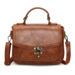 New Fashion Retro Luxury Crossbody Handbags For Women With Lock Waterproof Portability Ladies Vintage Handbags