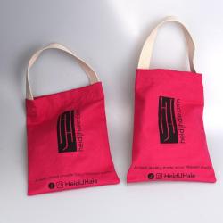 Custom Fashion Oem Canvas Twill Tote Jewelry And Jewelry Box Packaging Dust Bag Luxury Twill Cotton Handle Gift Shopping Bag