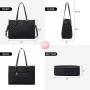 LOVEVOOK Fashion 2pcs Tote Handbag clutch Purse Ladies travel Shopping Shoulder Bag Business Work Briefcase Women's Laptop Bags
