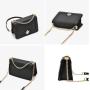 Rhombic Grain Shoulder Bags For Women PU Leather Luxury Lattice Embroidery Thread Chain Women's Shoulder Bags