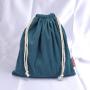 High End Double String Gift Shoe Clothes Dust Velvet Drawstring Bag Custom Logo Corduroy Packaging Bag For Handbag