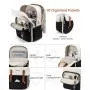LOVEVOOK New Style Designer Vintage Travel Fashion TSA-friendly Backpack Teacher Nurse Bag Work College Laptop Backpack Women