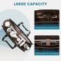 LOVEVOOK Fashion 2pcs Laptop Tote Handbag 15.6 in Canvas Leather Briefcase Work Bag Travel shopping College laptop bag for Women