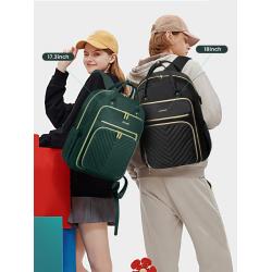 LOVEVOOK Quilted 15.6 17 in New Multifunction large capacity usb raincoat backpack business travel laptop backpack bag for men