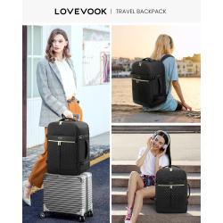 LOVEVOOK 17 in Big capacity Waterproof multi-function travel Work Backpack with 3 packing cubes Smart Laptop Travel Backpacks