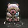 High Quality Metal Rhinestone Bear Bridal Purse Acrylic Clutch With Evening Crystal Bag