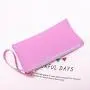 2024 Simple Design Vegan Leather Wallet Stone Tune Women Wallets With Wrist Strap For Gift