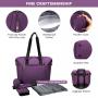 LOVEVOOK wholesale quilted waterproof baby diaper handbag large travel nappy baby bags with Changing Pad mommy Diaper Tote Bag