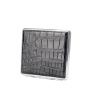 OEM ODM Customized Wholesale Luxury Black Genuine Crocodile Skin Leather Cigarette Case for Men