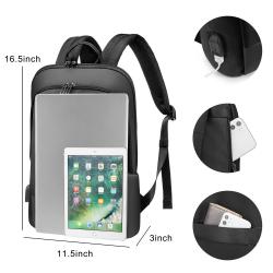 LOVEVOOK wholesale High Quality Waterproof men's laptop bag large computer business travel school laptop backpack with USB Port