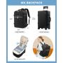 LOVEVOOK 17 in Big capacity Waterproof multi-function travel Work Backpack with 3 packing cubes Smart Laptop Travel Backpacks