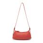 2024 Custom Woven PU Leather Shoulder Underarm Bag For Women Dumpling Handbag