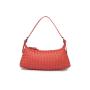 2024 Custom Woven PU Leather Shoulder Underarm Bag For Women Dumpling Handbag