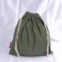 High End Double String Gift Shoe Clothes Dust Velvet Drawstring Bag Custom Logo Corduroy Packaging Bag For Handbag