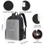 LOVEVOOK 2023 Waterproof Fashion New School Travel Laptop Backpack 15.6 In for Work Office Business laptop backpack for women