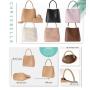 SUSEN CHRISBELLA handbag luxury brand purses PU leather woman bags Women set 2022 wholesale