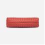 2024 Custom Woven PU Leather Shoulder Underarm Bag For Women Dumpling Handbag