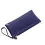 2024 Simple Design Vegan Leather Wallet Stone Tune Women Wallets With Wrist Strap For Gift