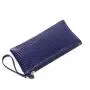 2024 Simple Design Vegan Leather Wallet Stone Tune Women Wallets With Wrist Strap For Gift