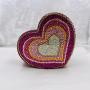 Manufacturer Supplier China Cheap Evening Bags Women Party Purse Rainbow Heart Crystal Clutch 2024