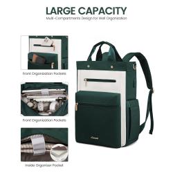 LOVEVOOK 2024 Fashion Laptop Backpack with USB Port Work Nurse Bag Convertible Daypack school college Laptop Backpack for Women