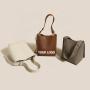 Wholesale New Classic Soft Pu Leather Ladies Luxury Bucket Bag Custom Logo Fashion Single Womens Shoulder Bags