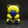 High Quality Metal Rhinestone Bear Bridal Purse Acrylic Clutch With Evening Crystal Bag