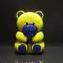 High Quality Metal Rhinestone Bear Bridal Purse Acrylic Clutch With Evening Crystal Bag