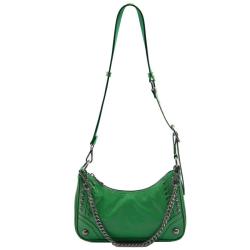 2024 Custom Weave Vegan Leather Shoulder Cross Body Bag For Ladies With Rivets