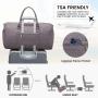 High quality Waterproof 2pcs Quilted Overnight duffle Bag with Toiletry Pouch sports bag travel organizer luggage gym duffel bag