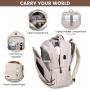 LOVEVOOK Fashion Waterproof School Laptop backpack Outdoor Sports Bag Business Travel laptop backpack with USB Port unisex