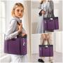 JFFD 2pc/set New Fashion recycled Canvas handbag Sets Waterproof shoulder tote bag and Purse Laptop school Tote Bags for Women