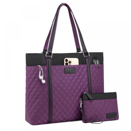 JFFD 2pc/set New Fashion recycled Canvas handbag Sets Waterproof shoulder tote bag and Purse Laptop school Tote Bags for Women