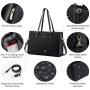 LOVEVOOK Fashion 2pcs Tote Handbag clutch Purse Ladies travel Shopping Shoulder Bag Business Work Briefcase Women's Laptop Bags