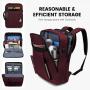 3 in 1 Messenger Bag Business Briefcase Fits 15.6 In Laptop Shoulder Bags Travel College Convertible USB Laptop Backpack Unisex