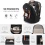 LOVEVOOK 2023 New Style Fashion Laptop Backpack College Travel Daypacks Teacher Nurse Work bag Waterproof laptop bag for women