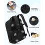 Sucipi Leak-Proof Insulated Cooler Backpack with 4 Ice Packs & Double Deck Cooler Bag Work Camping Picnic Lunch Backpack for Men