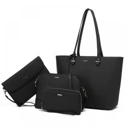 LOVEVOOK Fashion 4pcs/set  high quality Women Handbags for shopping travel work Tote Shoulder Bag with Purse women handbag set