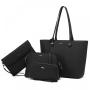 LOVEVOOK Fashion 4pcs/set  high quality Women Handbags for shopping travel work Tote Shoulder Bag with Purse women handbag set