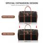 Lovevook 2pcs Waterproof Travel Duffel Bags with Shoes Compartment Toiletry Bags Carry on Overnight Luggage Garment Duffel Bag
