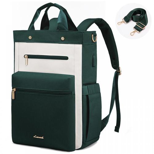 LOVEVOOK 2024 Fashion Laptop Backpack with USB Port Work Nurse Bag Convertible Daypack school college Laptop Backpack for Women