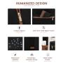 LOVEVOOK 2024 New Style Laptop Bag with USB Port Work Tote Bag Convertible Daypack Business Travel Laptop Backpack for Women