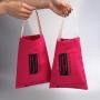 Custom Fashion Oem Canvas Twill Tote Jewelry And Jewelry Box Packaging Dust Bag Luxury Twill Cotton Handle Gift Shopping Bag