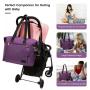 LOVEVOOK wholesale quilted waterproof baby diaper handbag large travel nappy baby bags with Changing Pad mommy Diaper Tote Bag