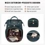 LOVEVOOK Fashion Vintage leather backpack ladies school work bookbag mochila bags for women luxury laptop backpack with USB port