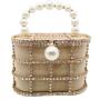 2024 Rhinestone Evening Wedding Purse Handbag For Women Pearl Diamond Hand Bags